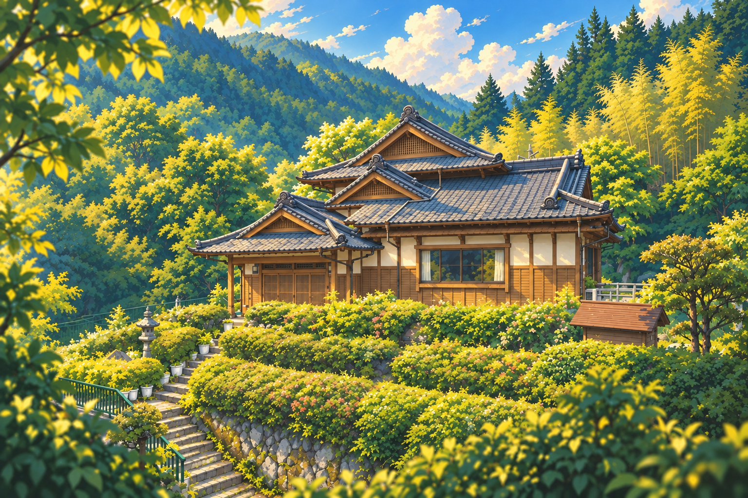九千部山荘 — アニメ表現 · VISUAL CONCEPT